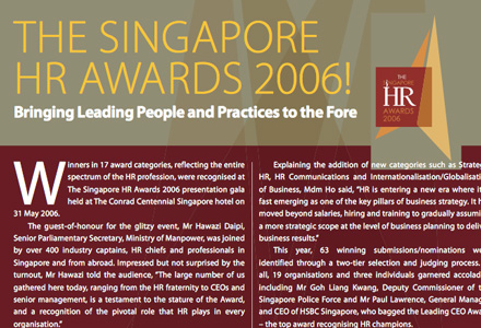 The Singapore HR Awards 2006