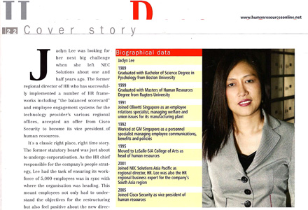 Certis CISCO Singapore - Jaclyn Lee