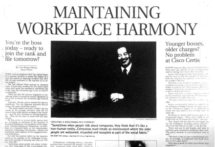 Maintaining Workplace Harmony by Jaclyn Lee